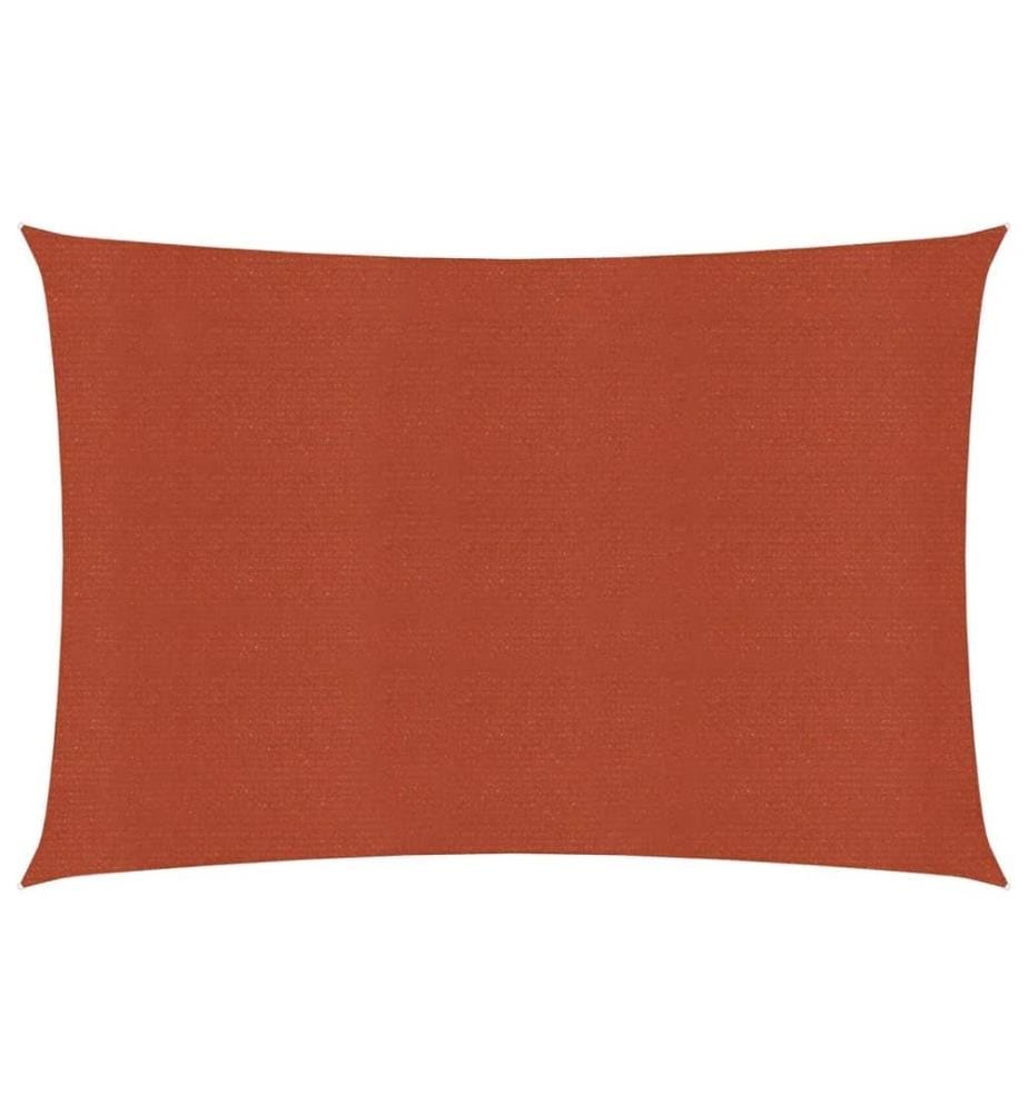 Sonnensegel 160 g/m² Terrakottarot 2x3 m HDPE
