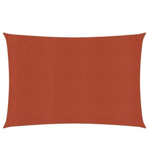 Sonnensegel 160 g/m² Terrakottarot 2x3 m HDPE