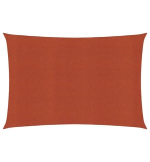 Sonnensegel 160 g/m² Terrakottarot 3x4 m HDPE