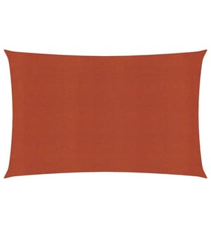 Sonnensegel 160 g/m² Terrakottarot 3x4,5 m HDPE