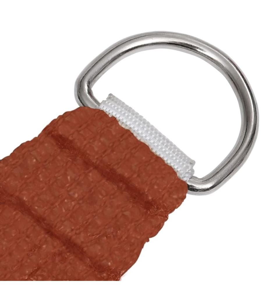 Sonnensegel 160 g/m² Terrakottarot 3x4,5 m HDPE