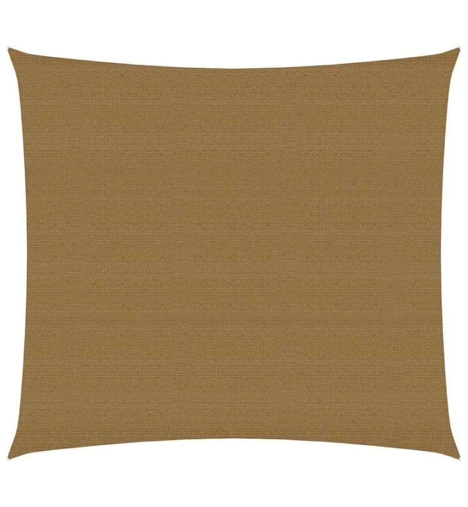 Sonnensegel 160 g/m² Taupe 5x5 m HDPE