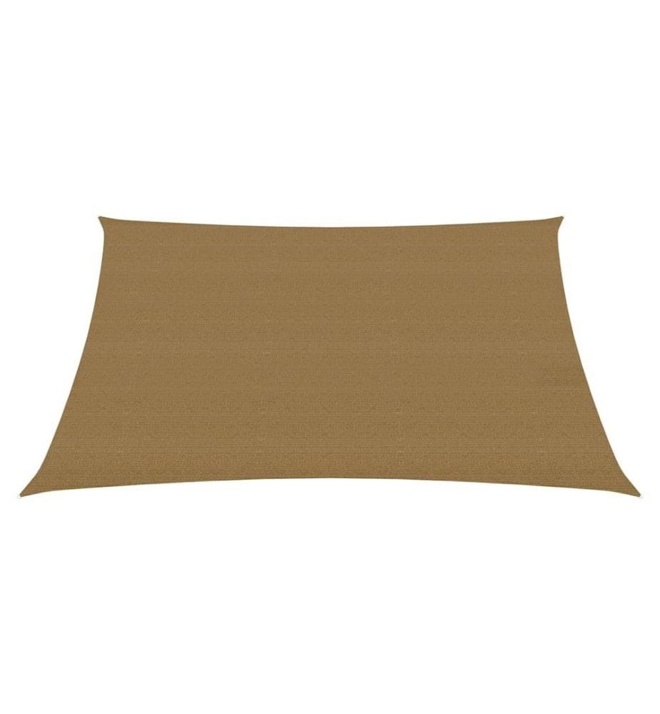 Sonnensegel 160 g/m² Taupe 5x5 m HDPE