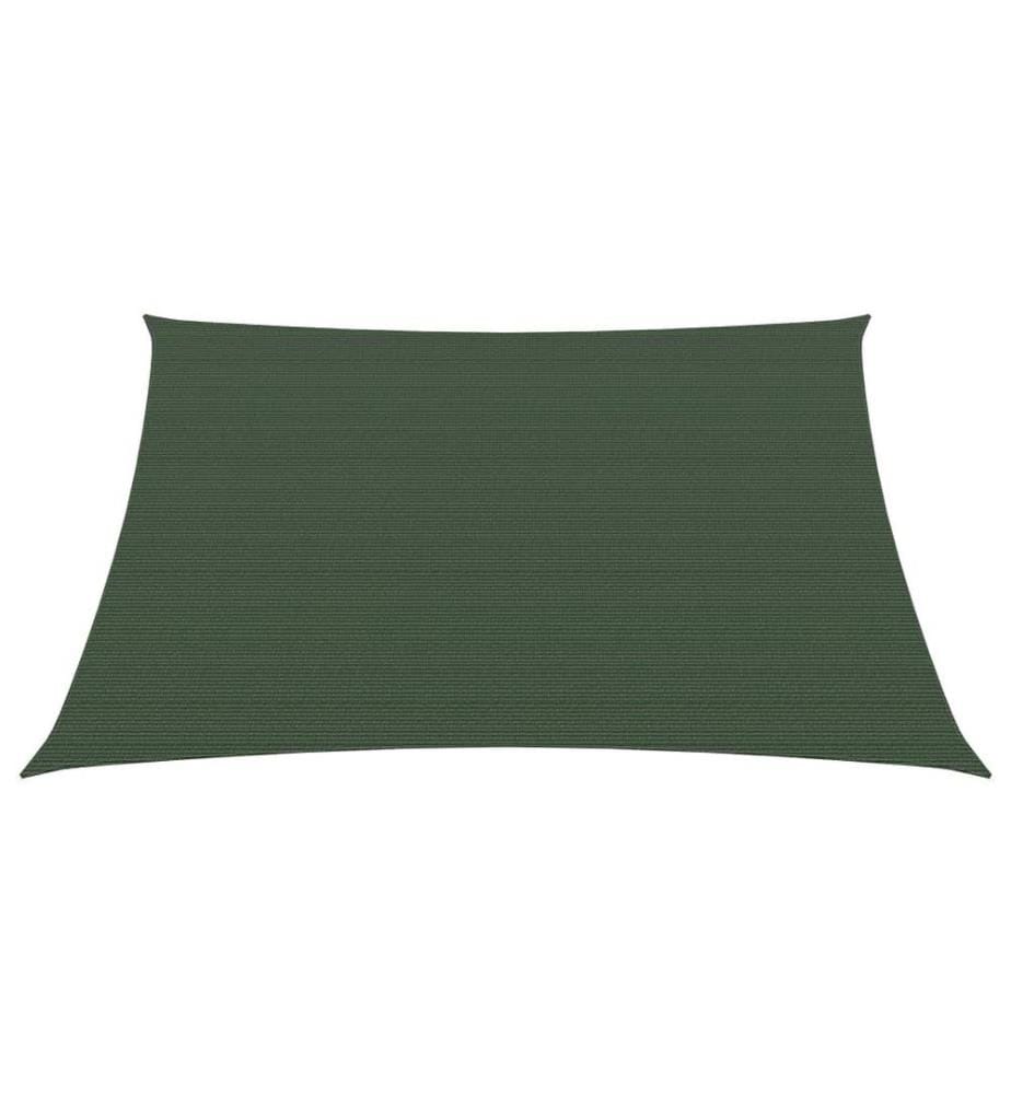 Sonnensegel 160 g/m² Dunkelgrün 3x3 m HDPE