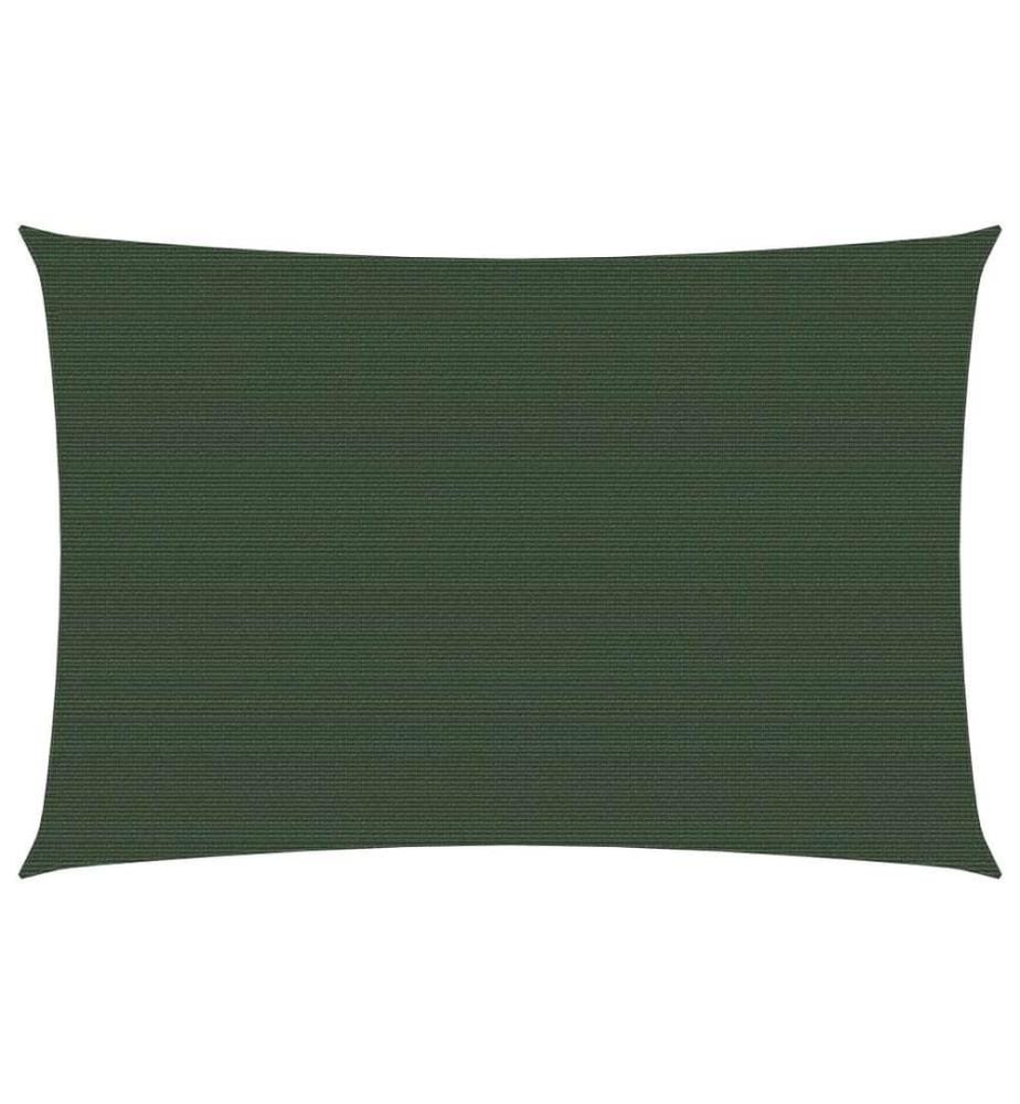 Sonnensegel 160 g/m² Dunkelgrün 3x4 m HDPE