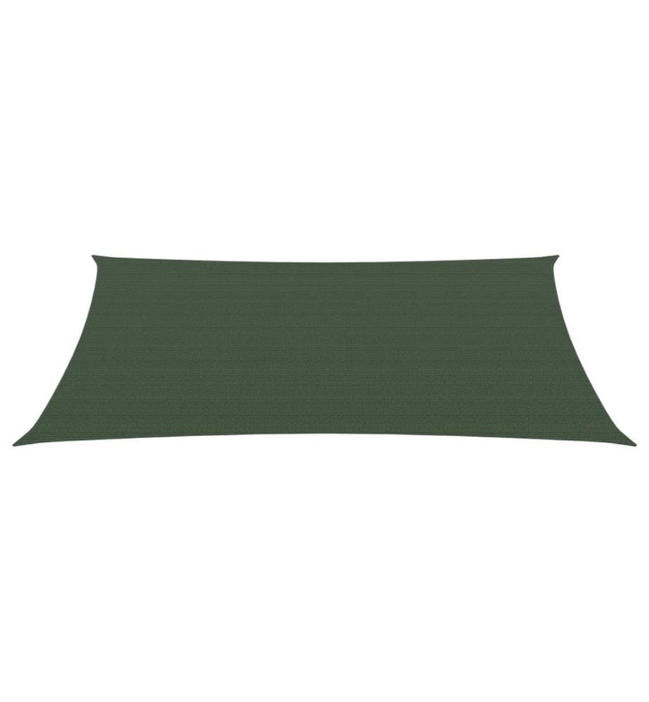 Sonnensegel 160 g/m² Dunkelgrün 3x4 m HDPE