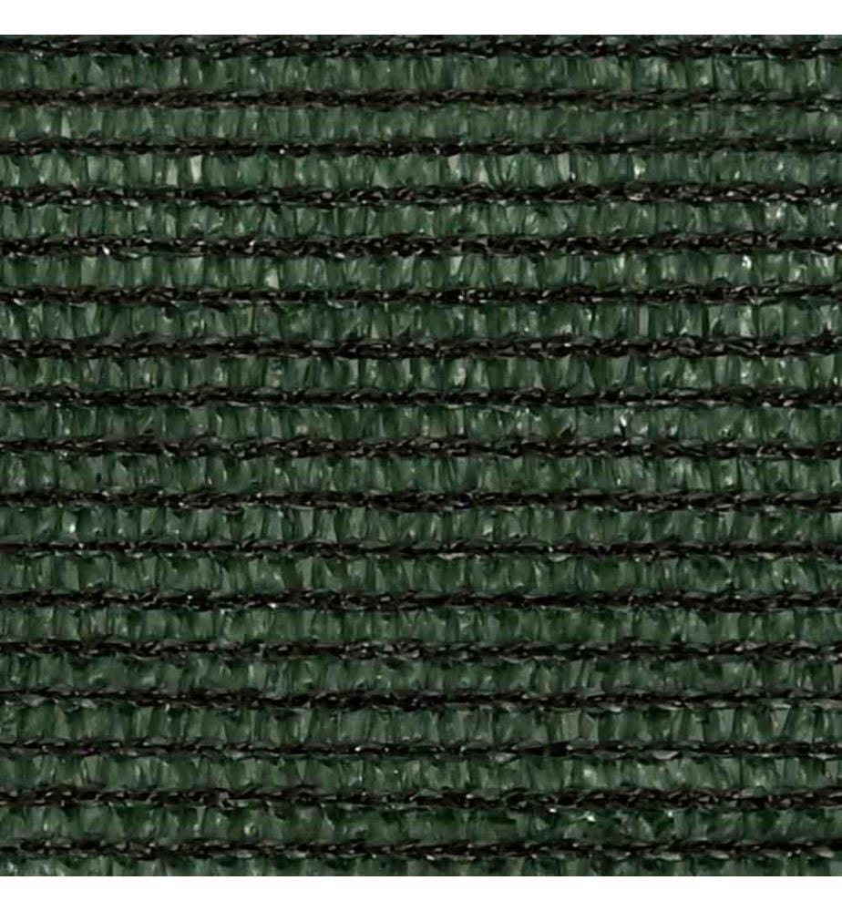 Sonnensegel 160 g/m² Dunkelgrün 4x4x5,8 m HDPE