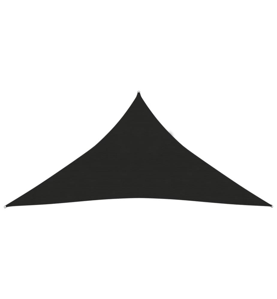 Sonnensegel 160 g/m² Schwarz 5x6x6 m HDPE