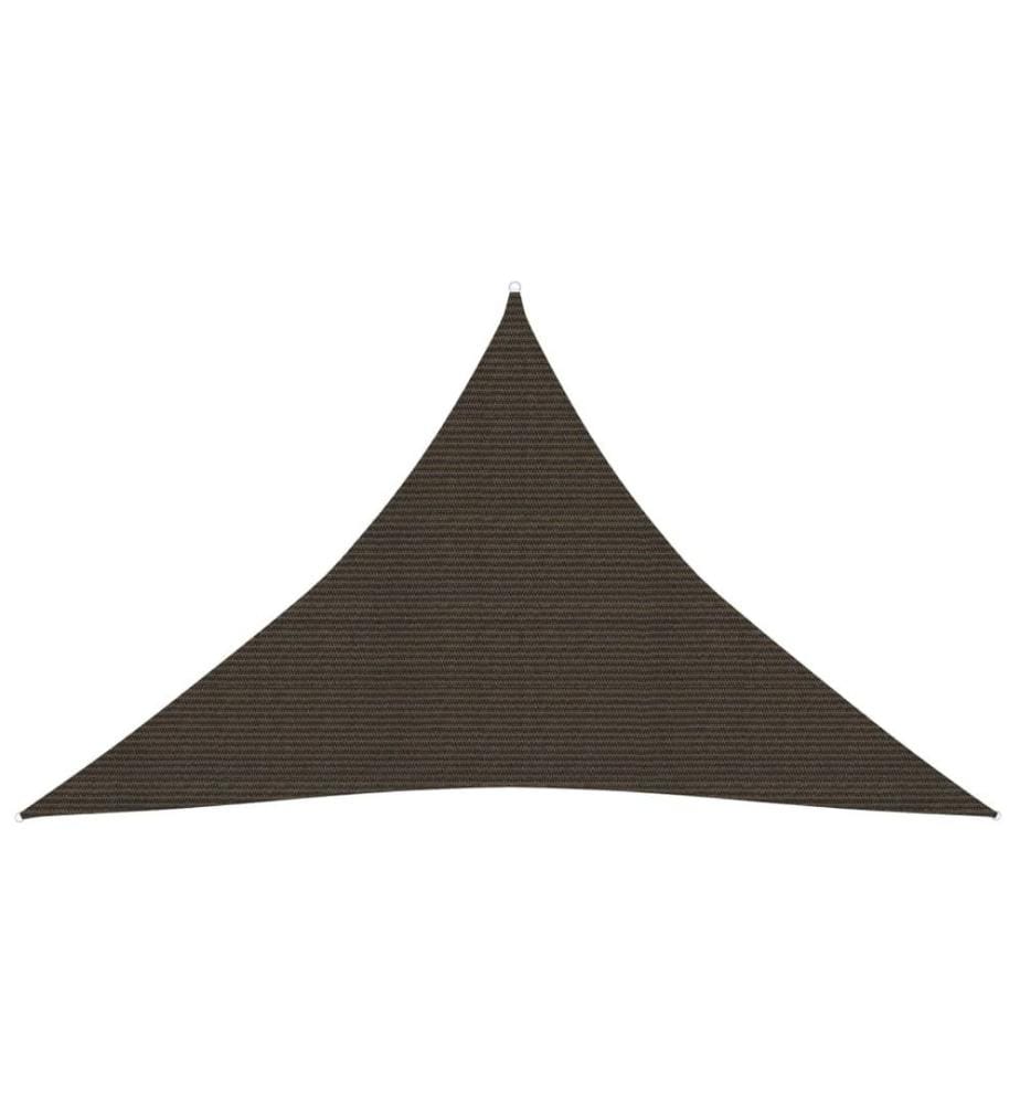 Sonnensegel 160 g/m² Braun 4x4x5,8 m HDPE