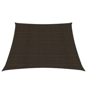 Sonnensegel 160 g/m² Braun 3/4x2 m HDPE