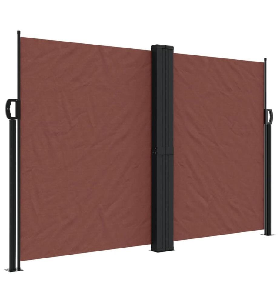 Seitenmarkise Ausziehbar Braun 160x600 cm