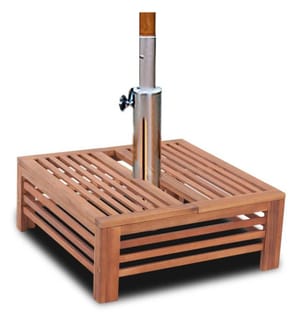 Sonnenschirmständer-Verkleidung aus Holz