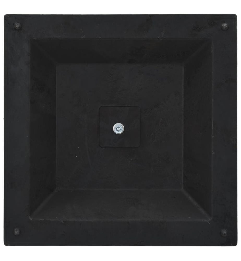 Sonnenschirmfuss Quadratisch 12 kg Bronzefarben Polyharz