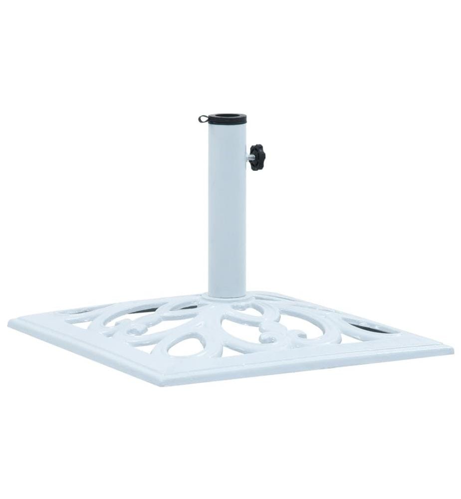 Sonnenschirmständer Weiss 12 kg 49 cm Gusseisen