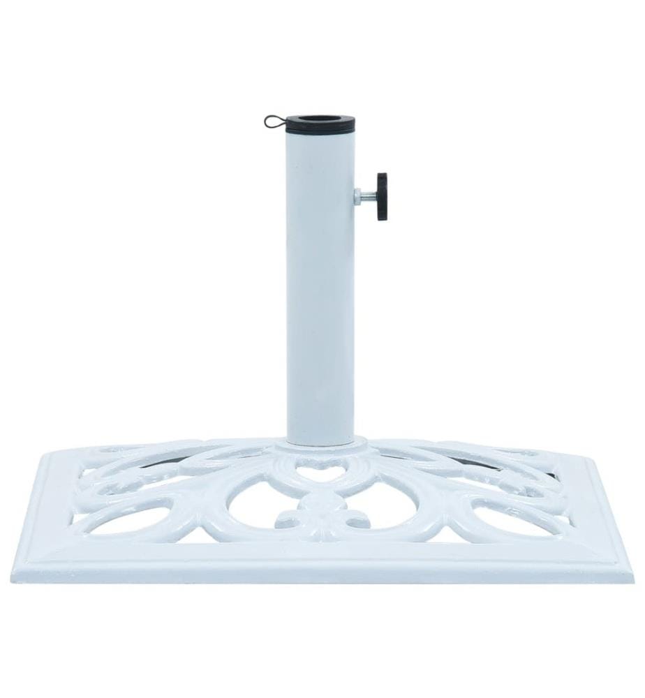 Sonnenschirmständer Weiss 12 kg 49 cm Gusseisen