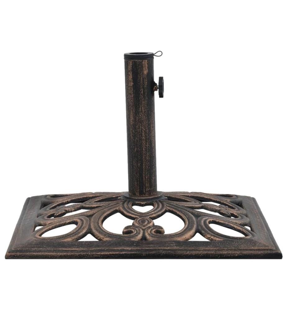 Sonnenschirmständer Bronze 12 kg 49 cm Gusseisen