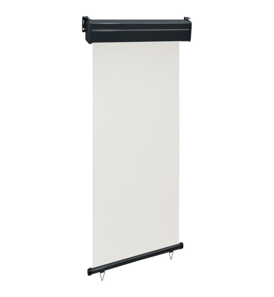 Balkon-Seitenmarkise 85x250 cm Creme