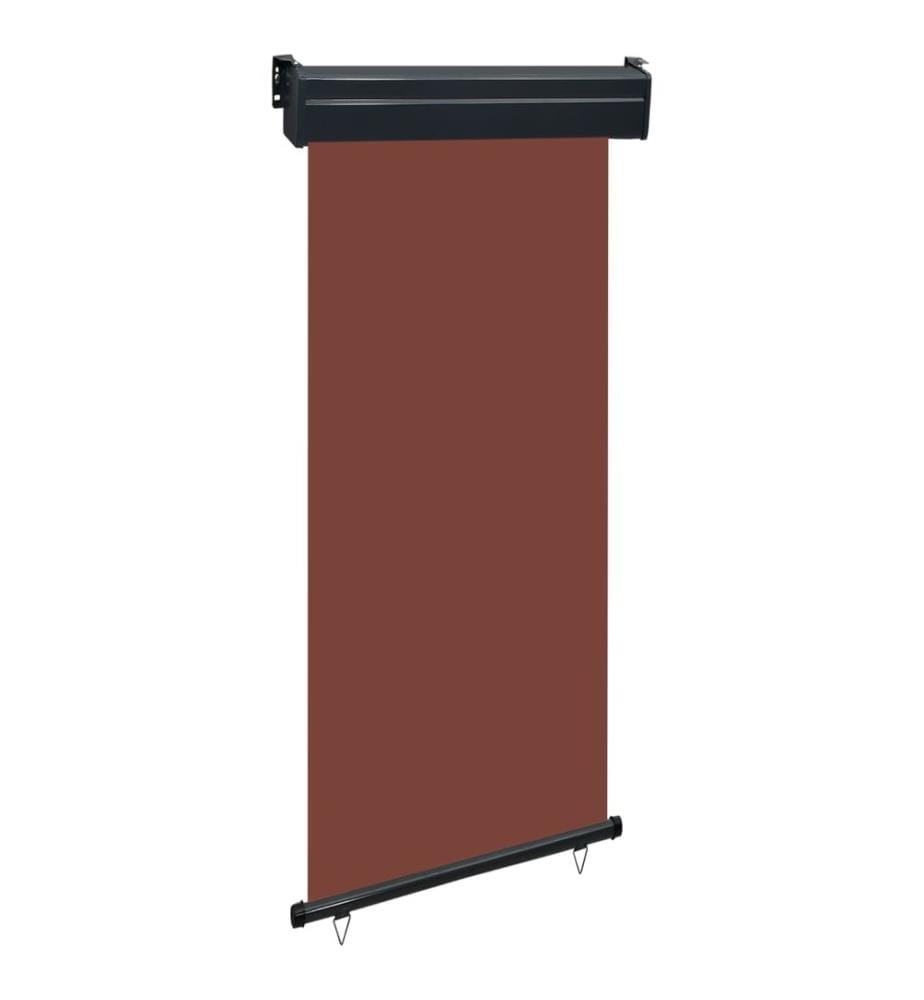 Balkon-Seitenmarkise 105x250 cm Braun