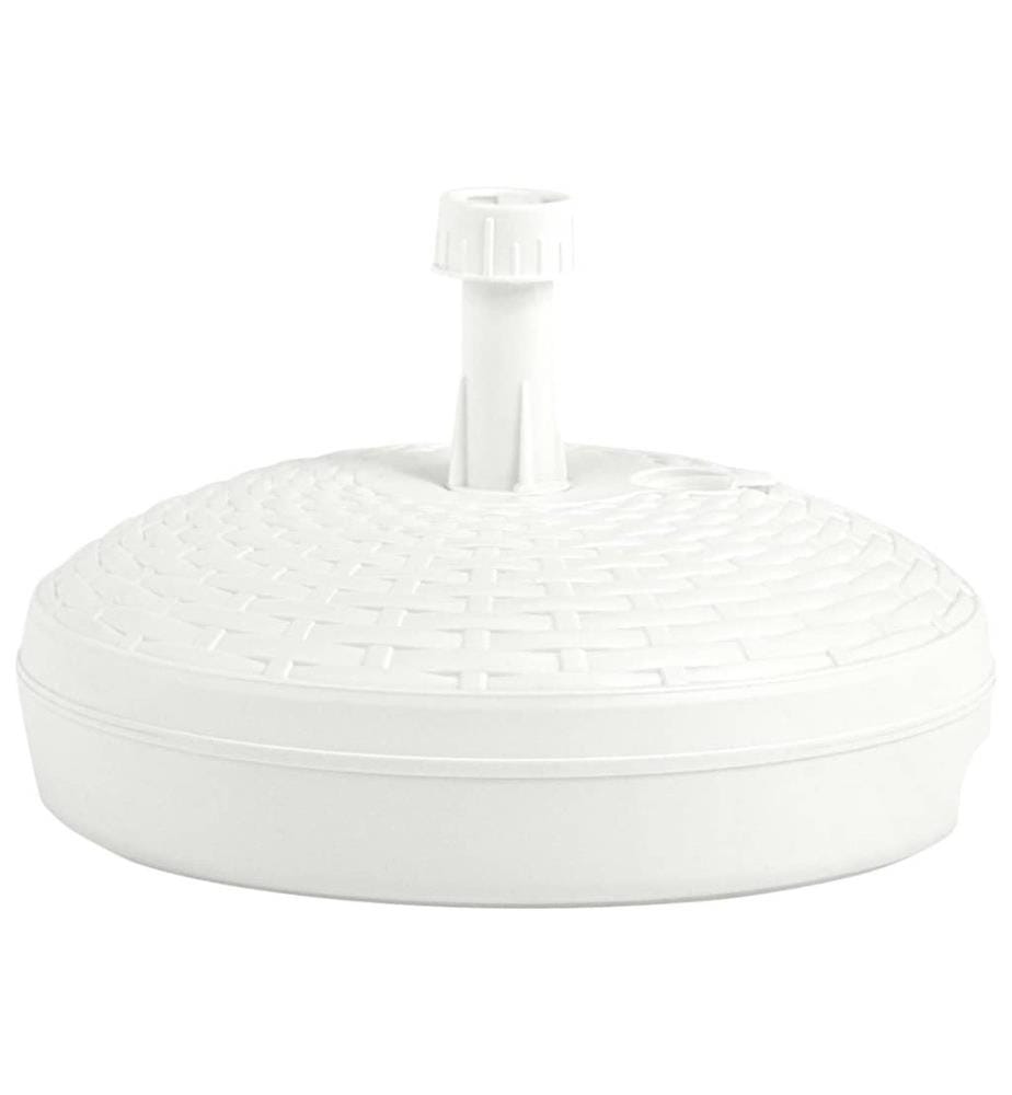 Socle de parasol rempli de sable/d'eau 20 L Plastique rotin