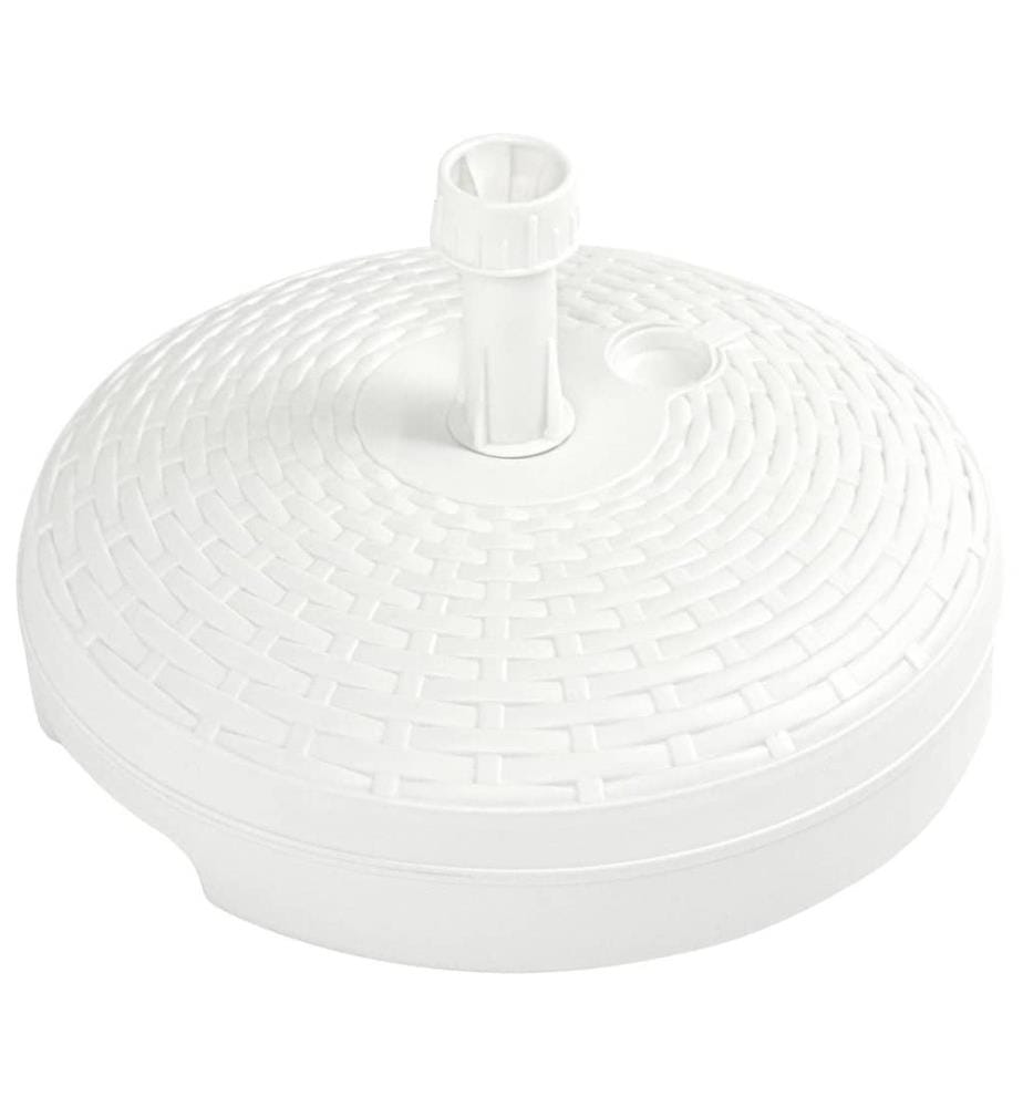 Socle de parasol rempli de sable/d'eau 20 L Plastique rotin
