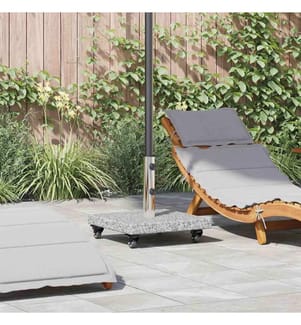 Sonnenschirmständer 30kg Grau Granit Quadratisch