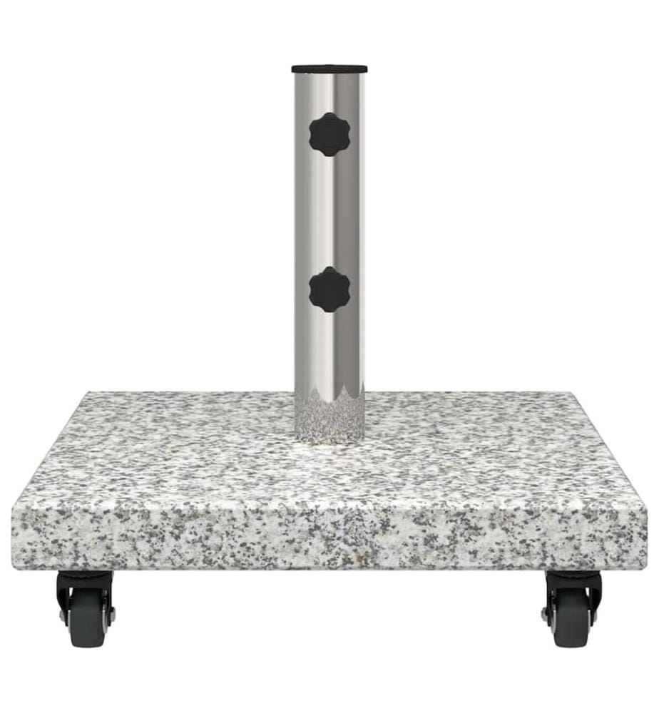 Sonnenschirmständer 30kg Grau Granit Quadratisch