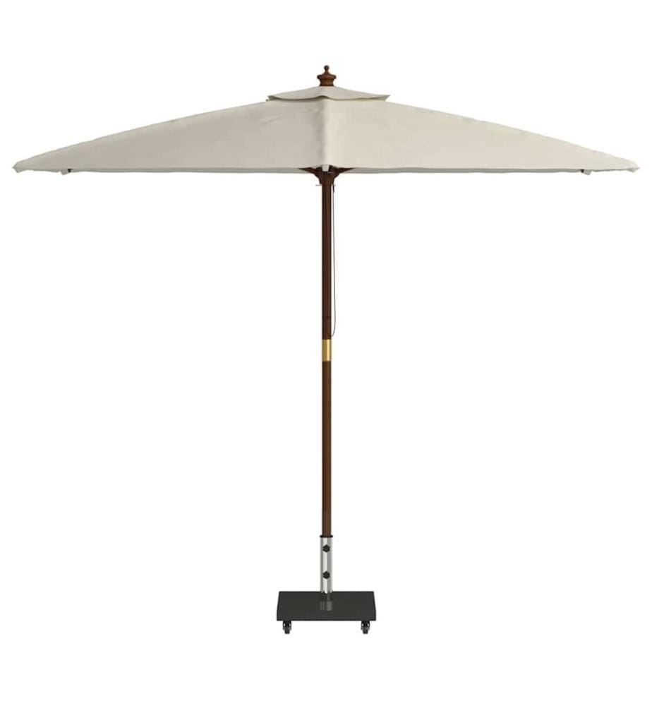Sonnenschirmständer 30kg Schwarz Granit Quadratisch