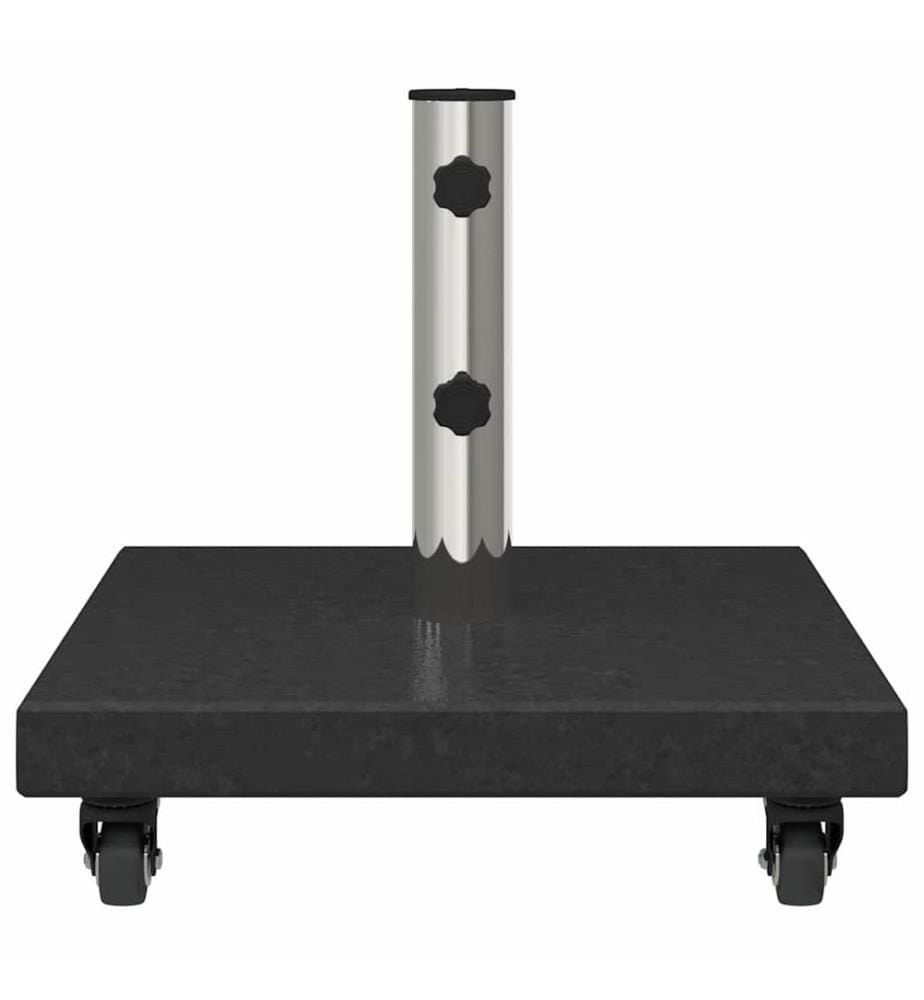 Sonnenschirmständer 30kg Schwarz Granit Quadratisch