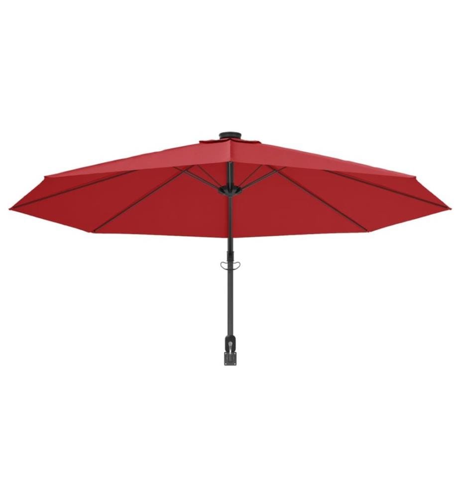 Wand-Sonnenschirm Knallrot 290 cm