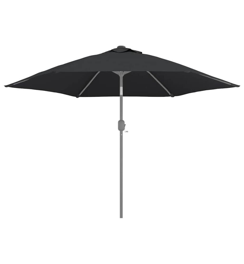 Ersatzbezug für Sonnenschirm Schwarz 300 cm