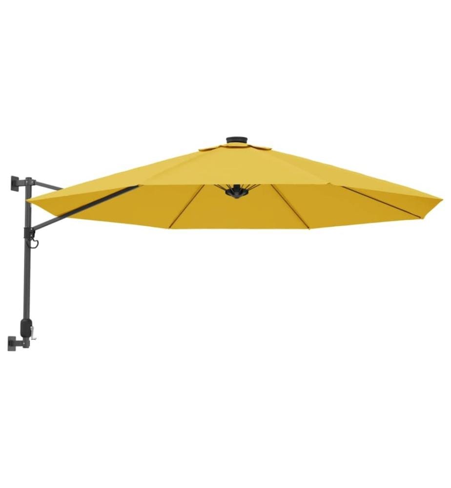 Wand-Sonnenschirm Gelb 290 cm