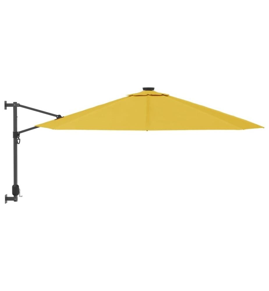 Wand-Sonnenschirm Gelb 290 cm
