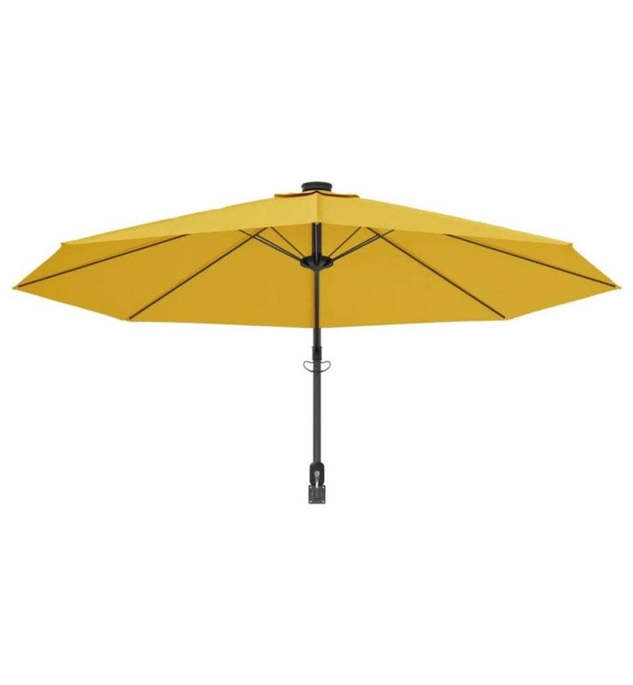 Wand-Sonnenschirm Gelb 290 cm