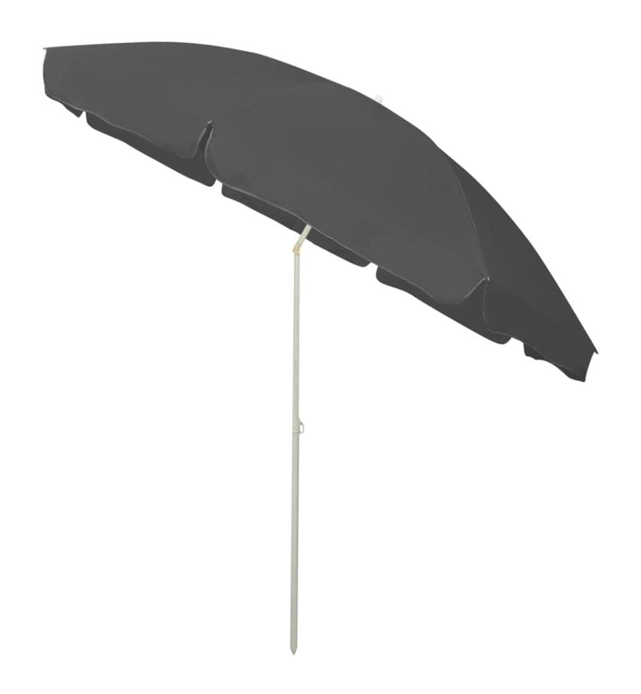 Strandschirm Anthrazit 300 cm