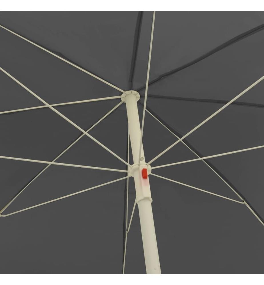 Strandschirm Anthrazit 300 cm
