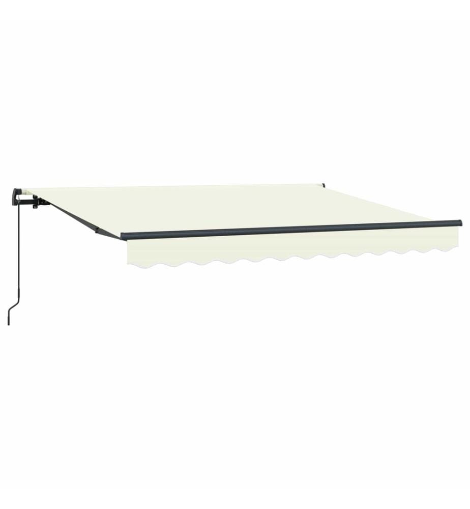 Einziehbare Markise Creme 250 x 200 cm Stoff