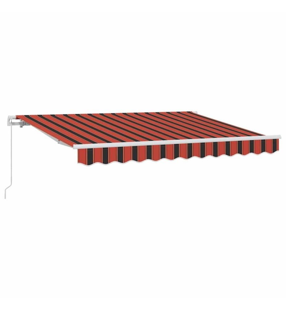 Einziehbare Markise Orange 250 x 200 cm Stoff