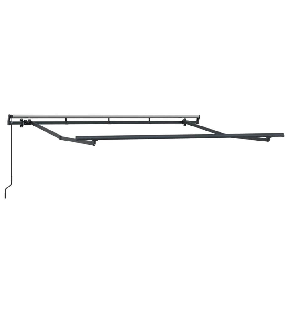 Einziehbare Markise Bordeauxrot 250 x 200 cm Stoff