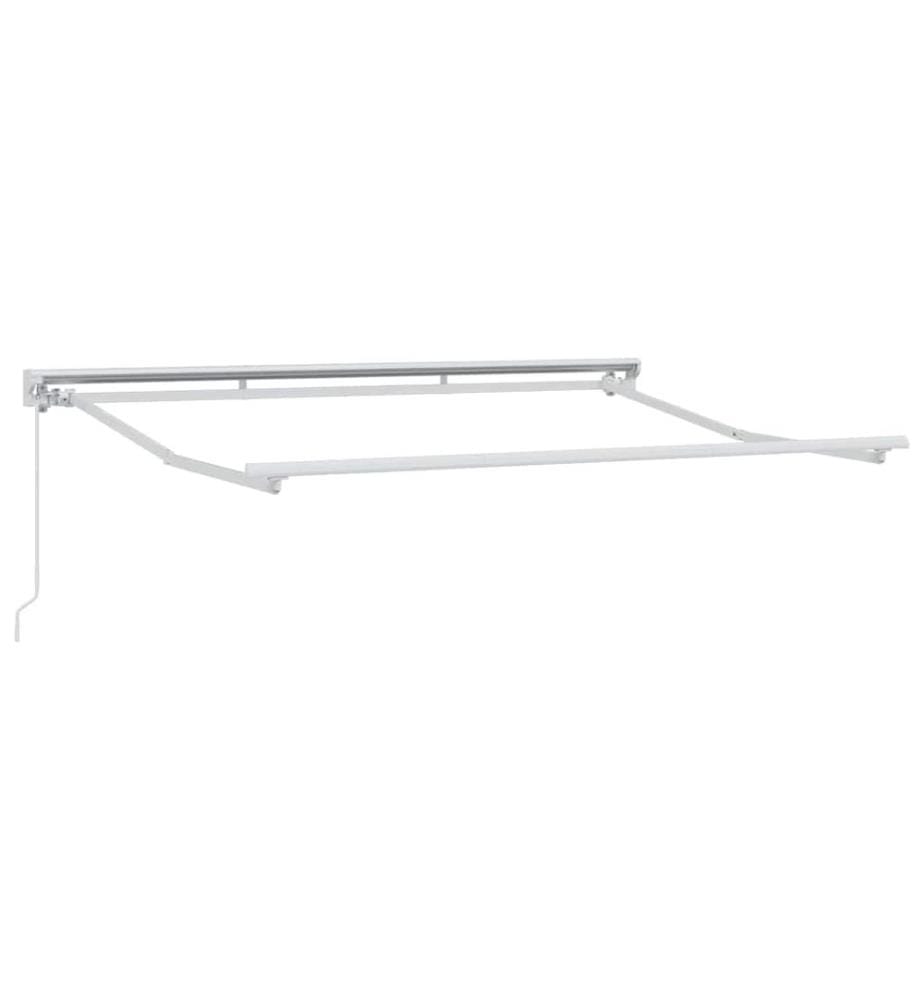 Cadre d'auvent Beige 250 x 200 cm Polyester avec revêtement PU