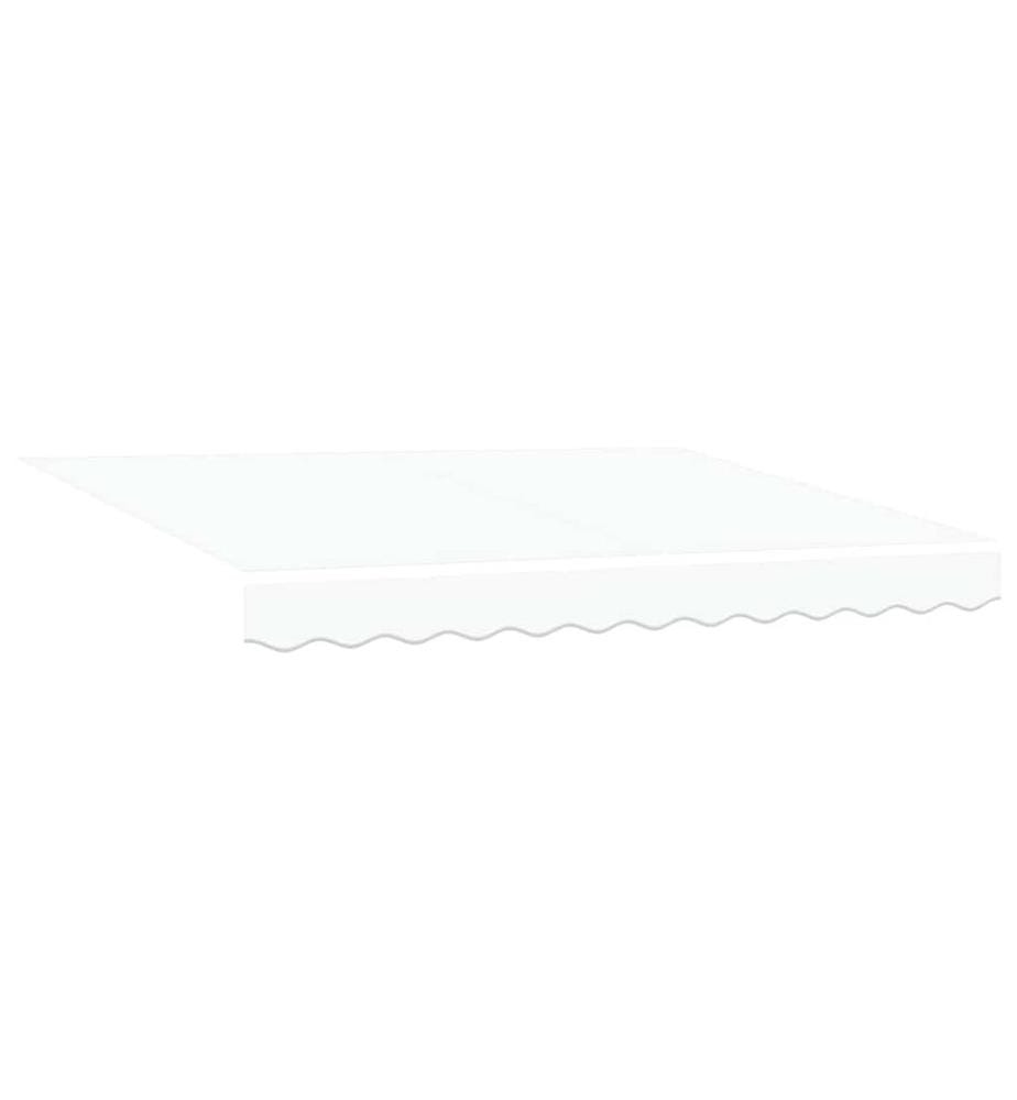 Einziehbare Markise Weiss 250 x 200 cm Stoff
