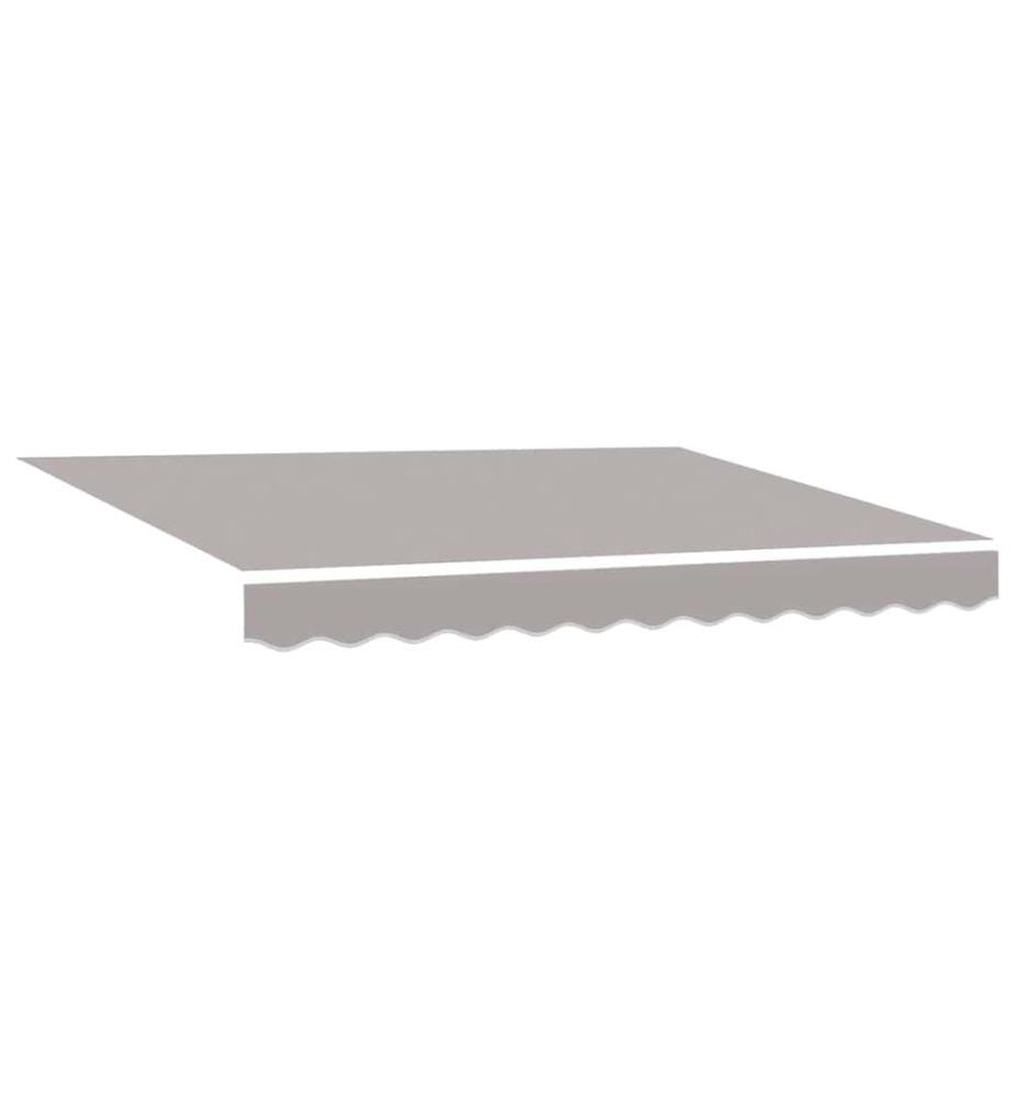 Einziehbare Markise Hellgrau 250 x 200 cm Stoff