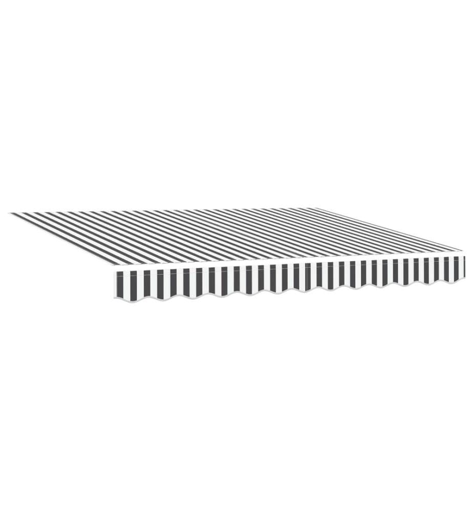 Auvent Rétractable Anthracite 300 x 200 cm tissu