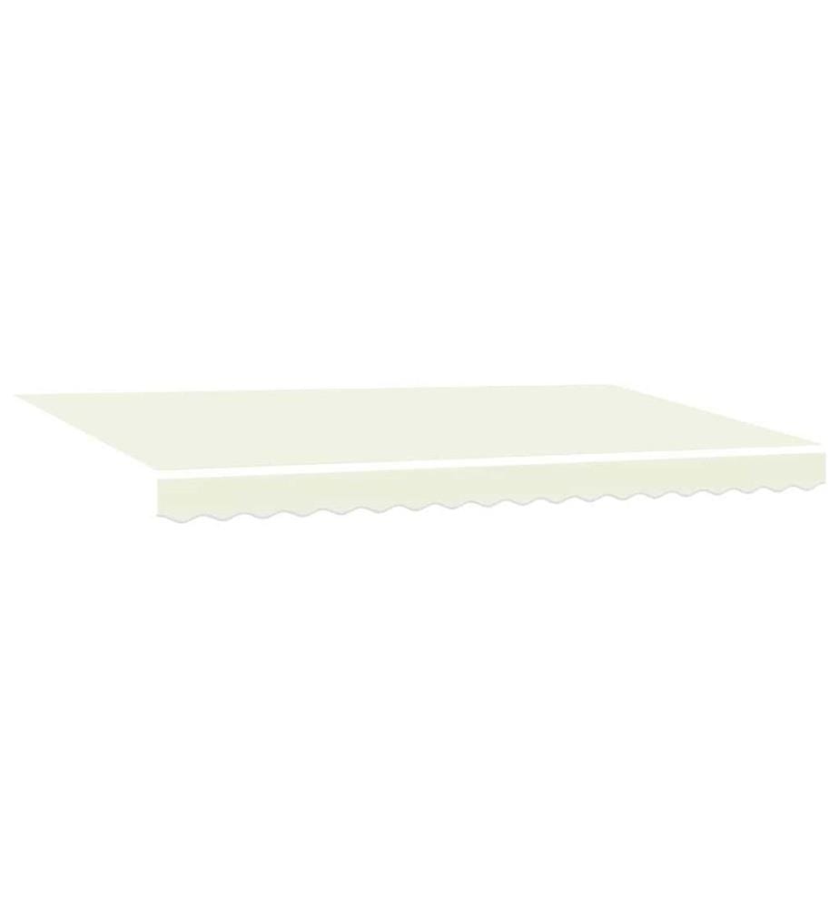 Auvent Rétractable Crème 350 x 200 cm Polyester et Aluminium
