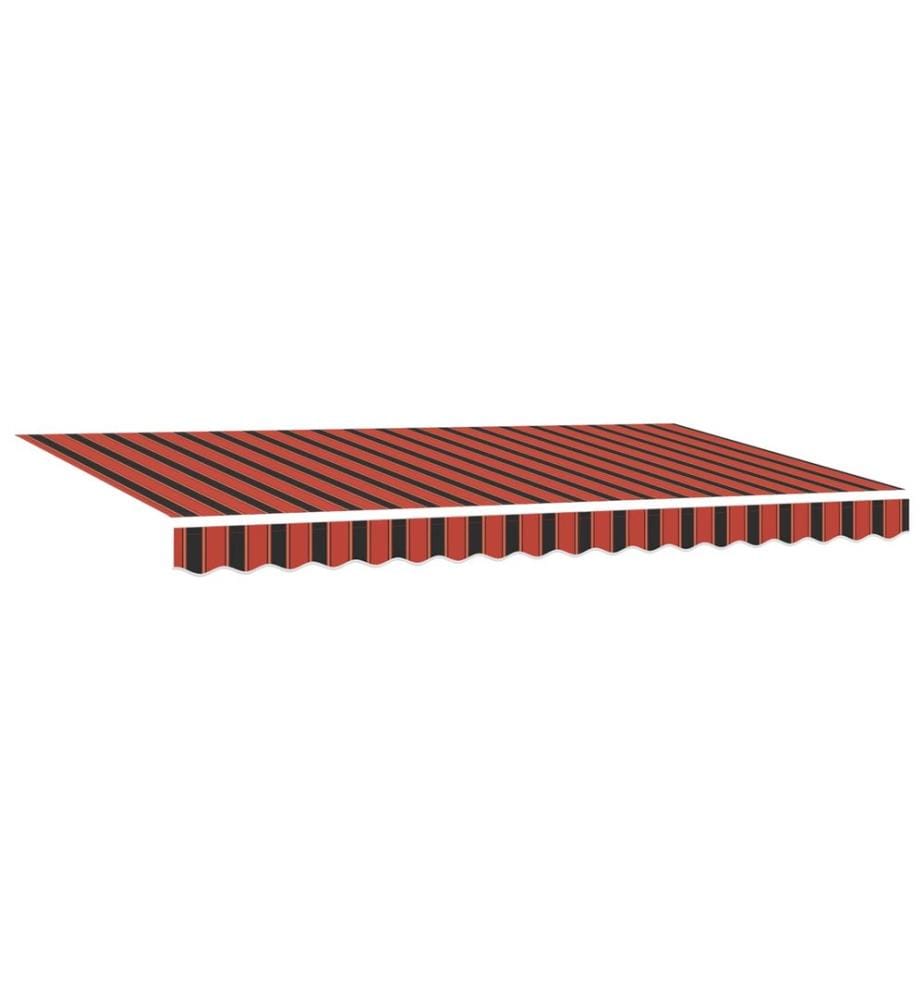 Einziehbare Markise Orange 350 x 200 cm Stoff