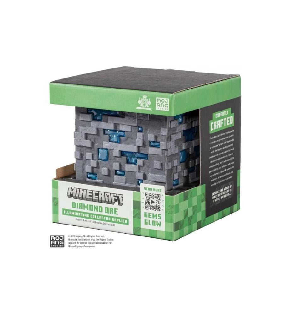 PALADONE - Dekoleuchte Minecraft Illuminating Diamond Ore Cube 10 cm