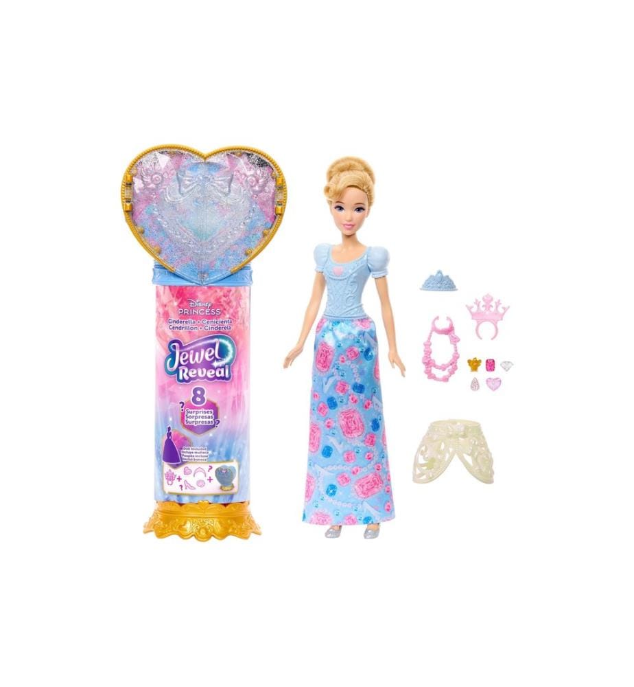 Disney Princess Jeu Jewel Reveal Cendrillon - Poupée assortie