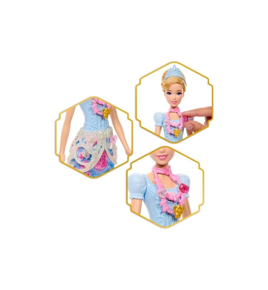 Disney Princess Jeu Jewel Reveal Cendrillon - Poupée assortie