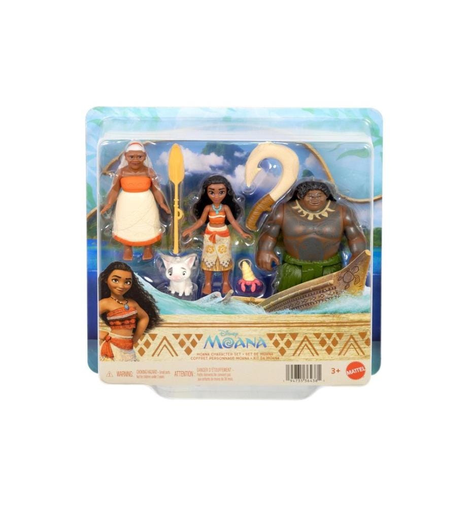 Disney Princess Set de jeu Disney Vaiana Petites poupées Character Pack