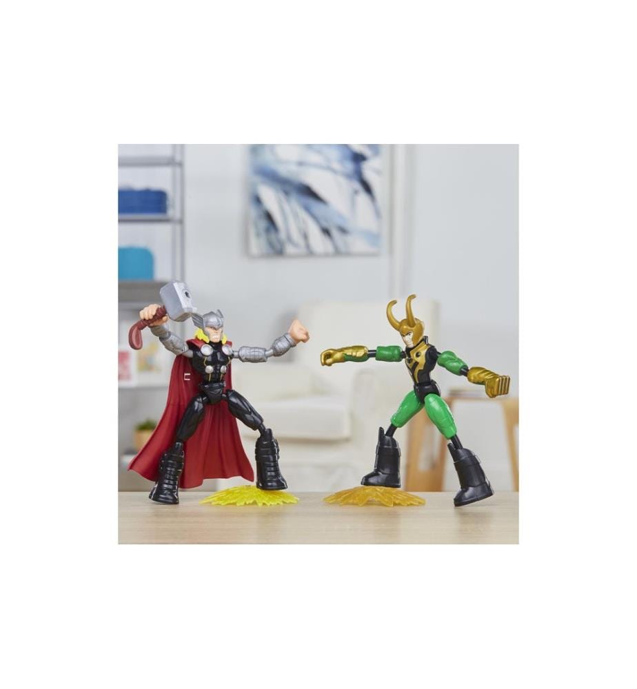 MARVEL Bend and Flex Thor contre Loki