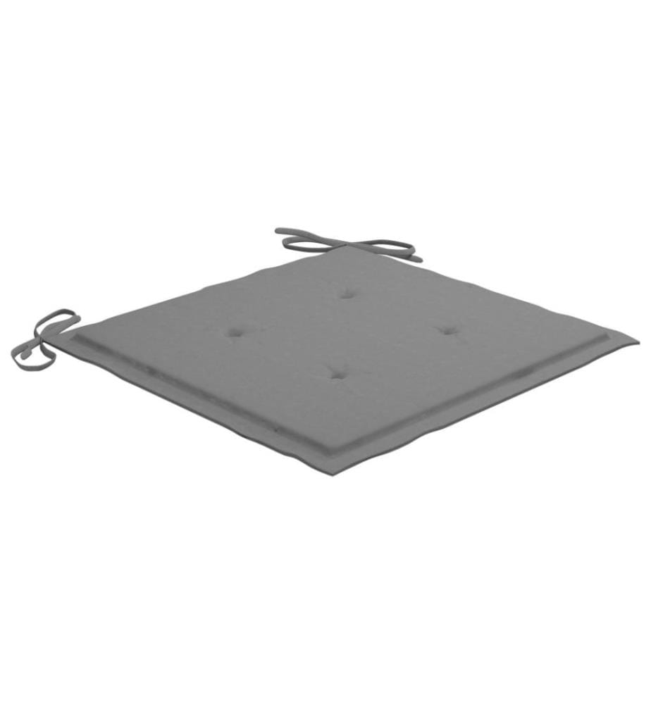 Klappbare Gartenstühle 2 Stk. mit Sitzkissen Massivholz Akazie